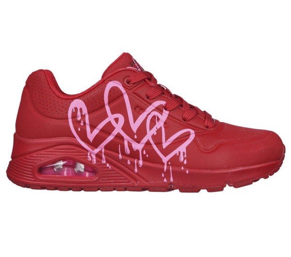 SKECHERS Uno - Dripping In Love Schuhe Damen rot - Bild 1