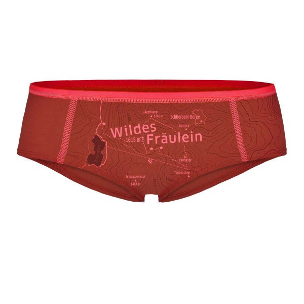 EIN SCHÖNER FLECK ERDE Ein schöner Fleck Erde Wildes Fräulein Unterhose Damen rot