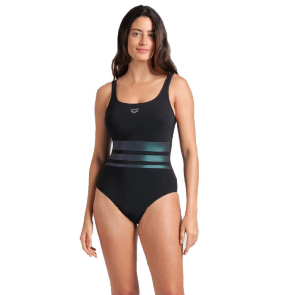 ARENA WOMEN'S ARENA SWIMSUIT ROSA WING BACK schwarz