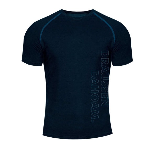 EIN SCHÖNER FLECK ERDE Ein schöner Fleck Erde Draussen zu Hause T-Shirt Herren blau