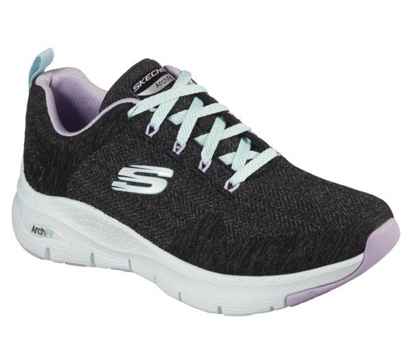SKECHERS ARCH FIT - COMFY WAVE SCHUHE DAMEN schwarz Damen