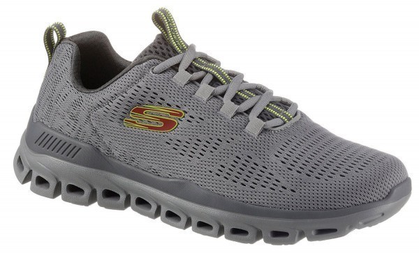 SKECHERS GLIDE-STEP - FASTEN UP SCHUHE HERREN grau