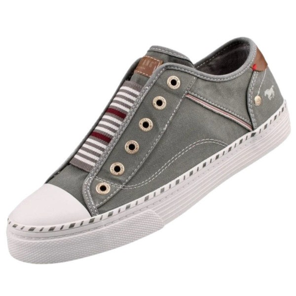 MUSTANG Freizeit Sneaker Slip on grün - Bild 1