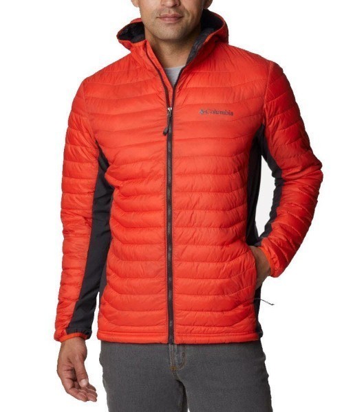 COLUMBIA SPORTSWEAR Columbia Powder Pass Hooded Jacke Herren rot - Bild 1