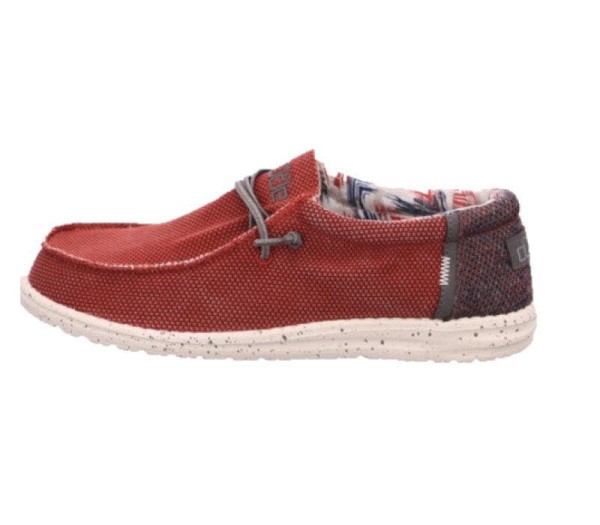 HEYDUDE Wally Schuhe Herren rot