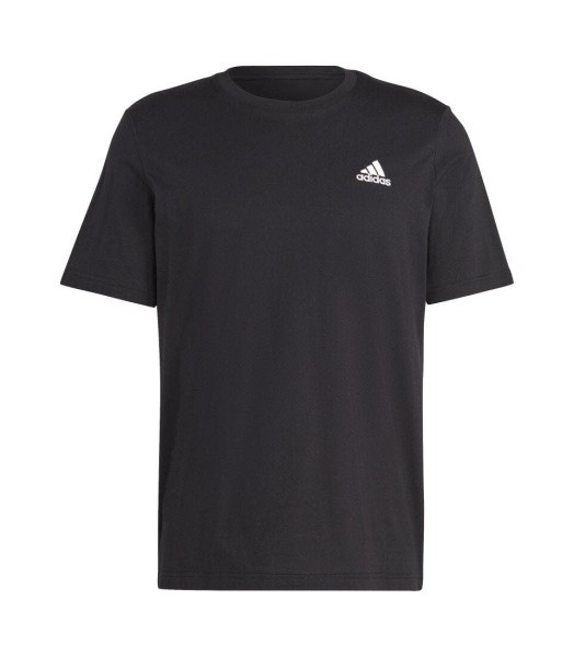 ADIDAS Essentials Single Jersey Embroidered Small Logo T-Shirt Herren schwarz