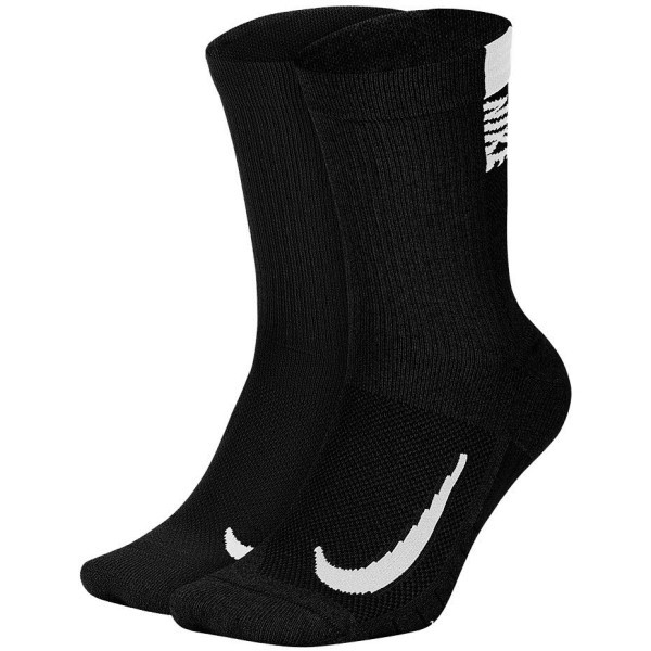 NIKE U MLTPLIER CRW 2PR Socken Schwarz