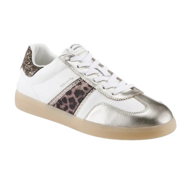 TAMARIS Leopard Comb Sneaker Damen weiss - Bild 1