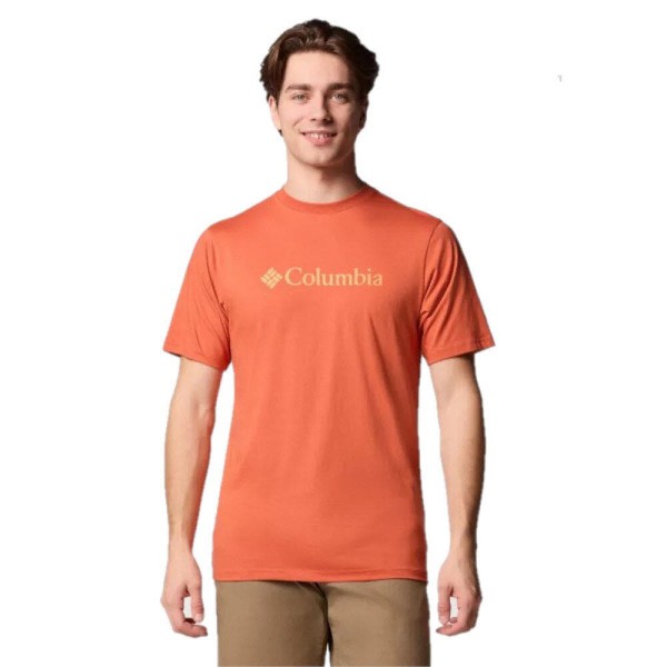 COLUMBIA SPORTSWEAR Columbia Basic Logo T-Shirt orange - Bild 1