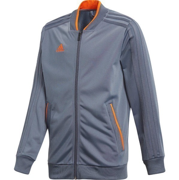 ADIDAS CON18 PES JKT Y Jacke Kinder grau