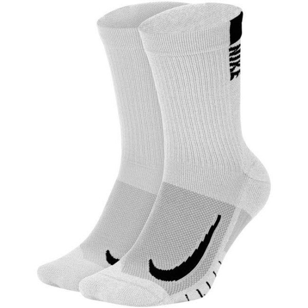 NIKE U NK MLTPLIER CRW 2PR Socken Weiss