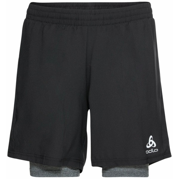 ODLO 2-in-1 Run Easy 7 Inch Shorts Herren schwarz - Bild 1