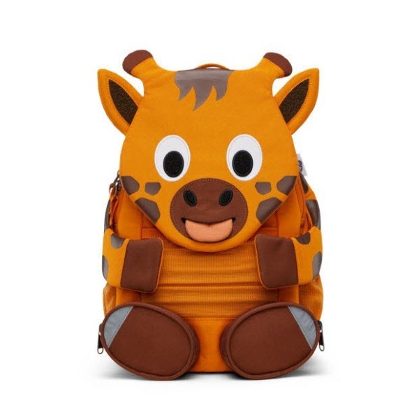 AFFENZAHN Großer Freund Giraffe Rucksack Kinder orange - Bild 1