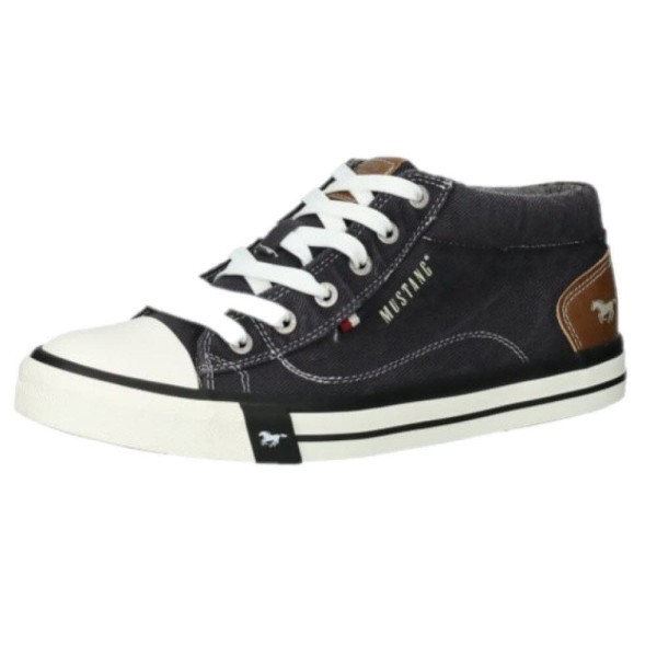 MUSTANG Freizeit Sneaker Herren schwarz - Bild 1