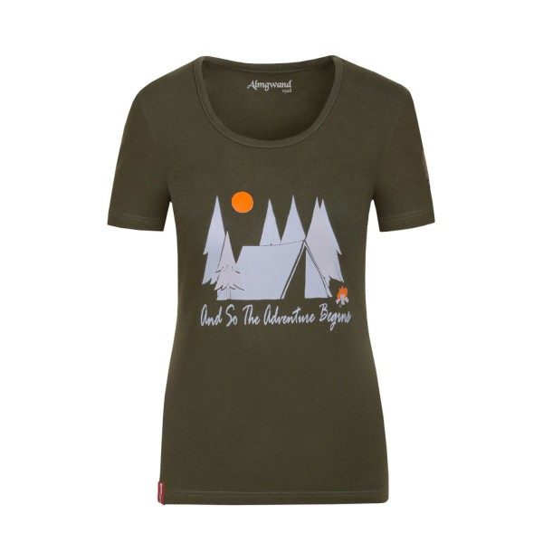 ALMGWAND Wildmoosalm T-Shirt Damen grün