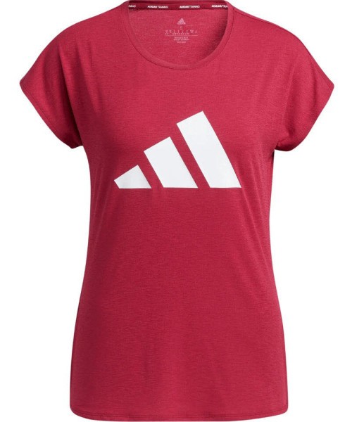 ADIDAS 3 Bar Tee T-Shirt Damen rot