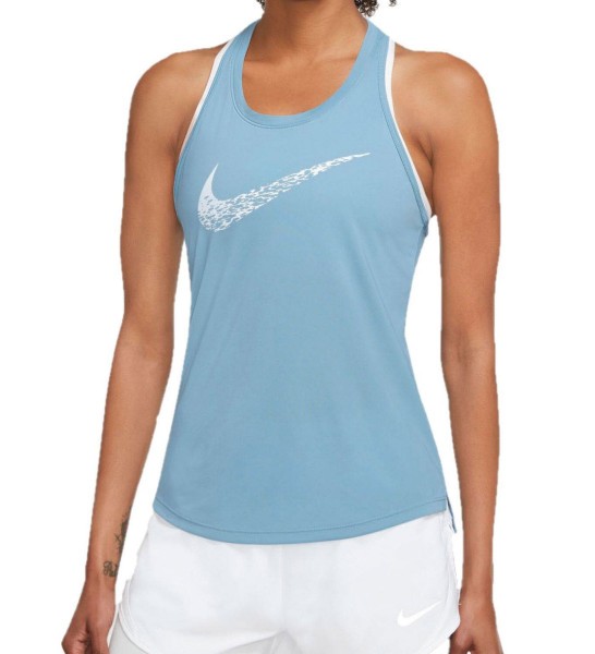 NIKE Swoosh Run Tanktop Damen blau - Bild 1