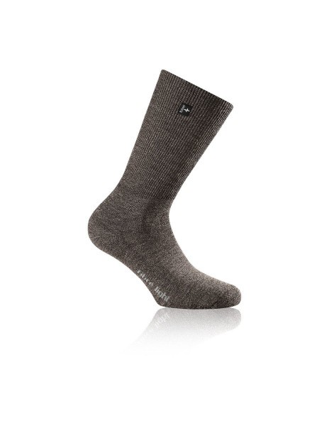 ROHNER RHONER FIBRE LIGHT SUPER SOCKEN braun Unisex