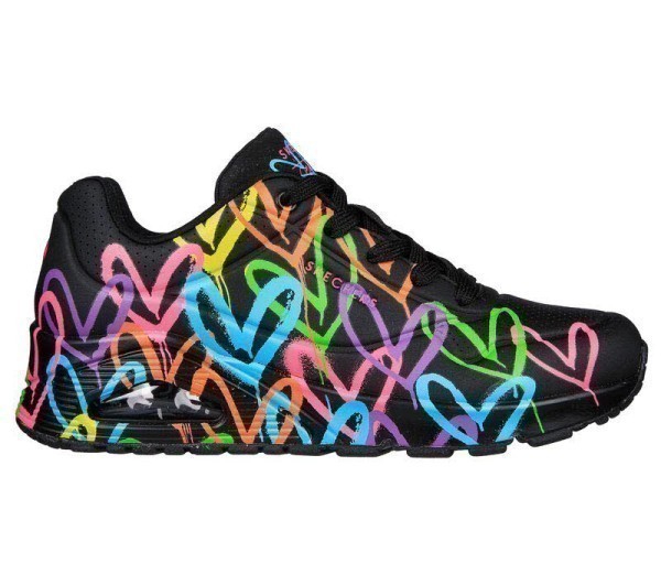 SKECHERS Uno-Highlight Love Schuhe Damen schwarz - Bild 1