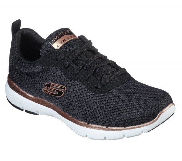 SKECHERS FLEX APPEAL 3.0 - FIRST INSIGHT SCHUHE DAMEN schwarz Damen
