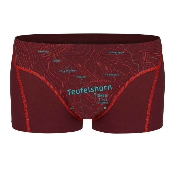 EIN SCHÖNER FLECK ERDE Ein schöner Fleck Erde Teufelshorn Unterhose Herren rot