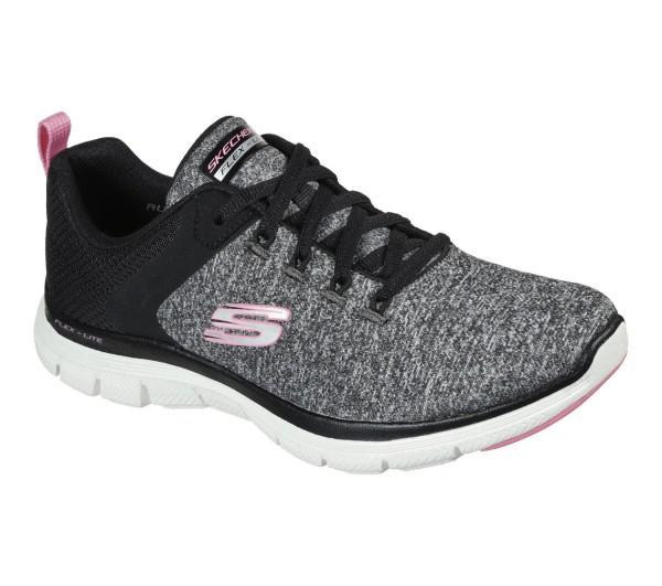SKECHERS FLEX APPEAL 4.0 SCHUHE DAMEN schwarz