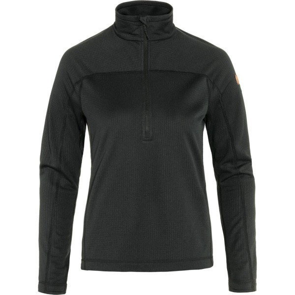 FJÄLLRÄVEN Fjällräven Abisko Lite Fleece Half Zip Sweatshirt Damen schwarz - Bild 1
