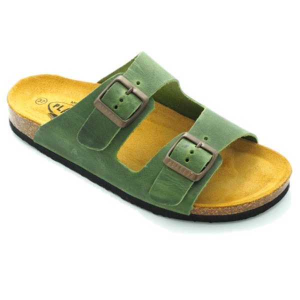 PLAKTON Afelpado Slipper Damen grün - Bild 1