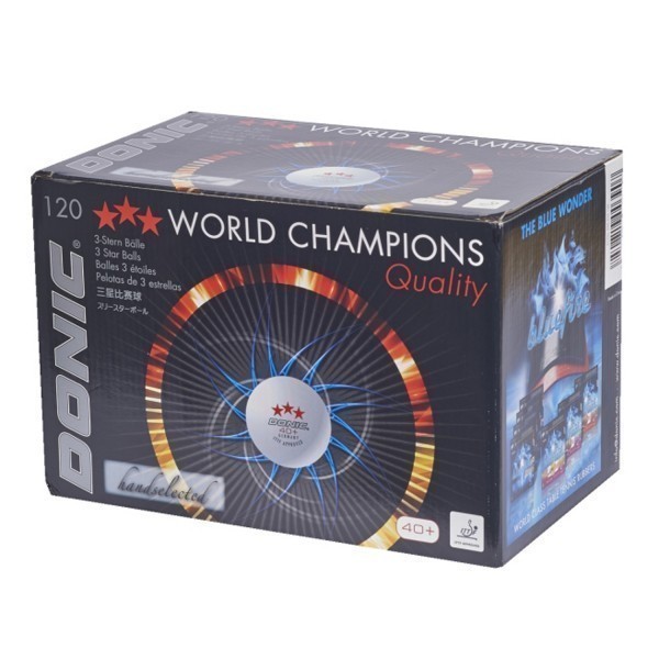 DONIC "40+ *** CELL-FREE" WEISS/120