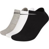 NIKE U NK Everyday LTWT NS 3PR Socken grau