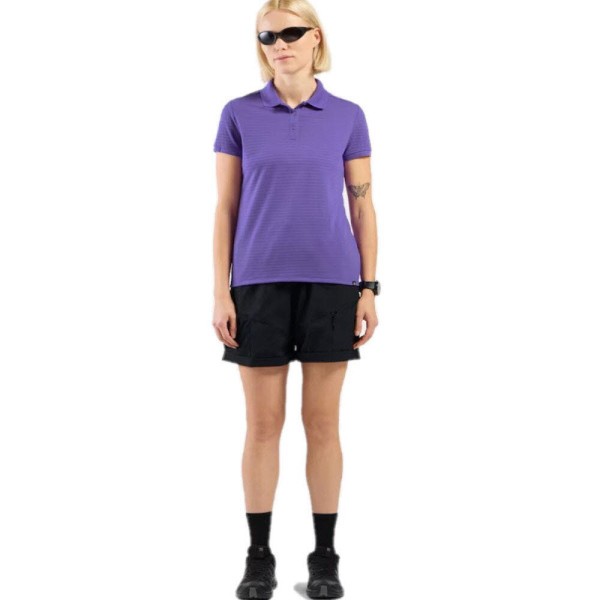 ODLO Ascent Poloshirt mit Naturfasern lila - Bild 1