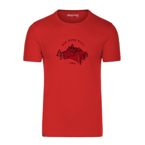 ALMGWAND Fischbachalm T-Shirt Herren rot