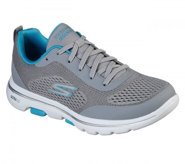 SKECHERS GO WALK 5 - EXQUISITE SCHUHE DAMEN grau Damen