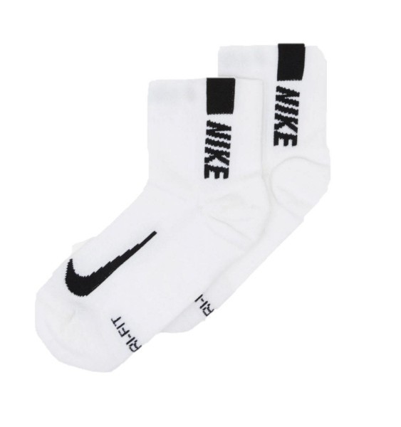 NIKE U Nk Mltplier Ankle 2Pr Socken Herren weiss