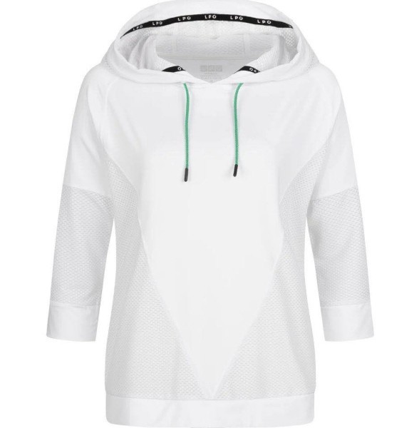 LINEA PRIMERO LPO Da-Hoody 3/4-Arm Damen weiss
