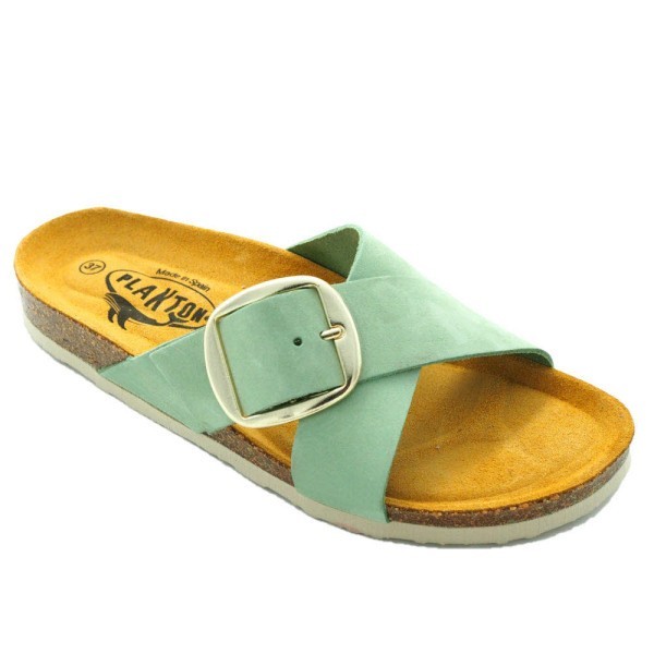 PLAKTON Afelpado Slipper Damen türkis - Bild 1