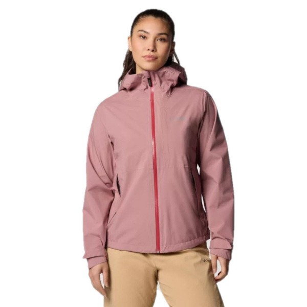 COLUMBIA SPORTSWEAR Columbia Ampli-Dry II wasserdichte Wander-Shell-Jacke rosa - Bild 1