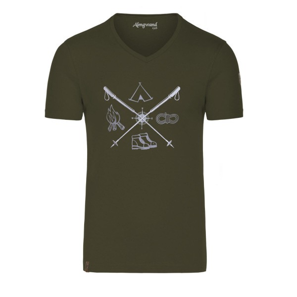 ALMGWAND Mankeialm T-Shirt Herren grau