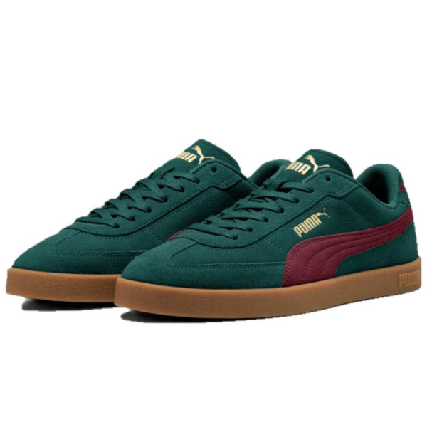 PUMA Club II Era Suede Sneaker Herren grün - Bild 1