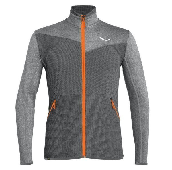 SALEWA Puez Hybrid PL M Full Zip Jacke Herren grau - Bild 1