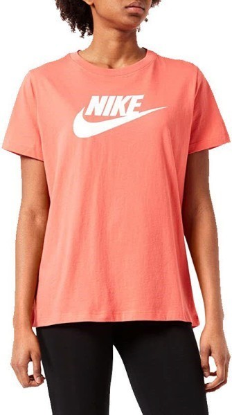 NIKE W Nsw Tee Essntl Icon Futur T-Shirt Damen rosa