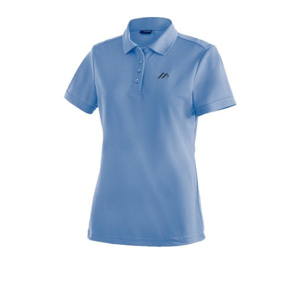 MAIER Sports Ulrike Poloshirt Damen blau