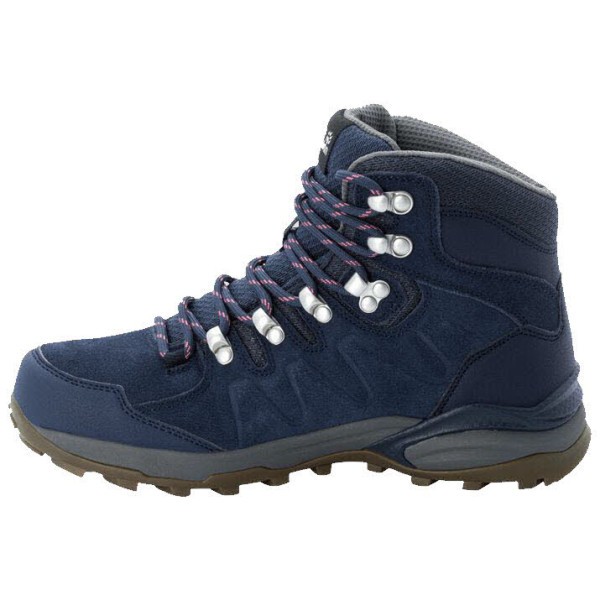 JACK WOLFSKIN Refugio Texapore Mid Schuhe Damen Blau - Bild 1