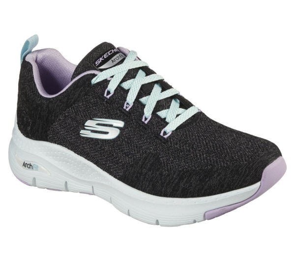 SKECHERS Arch Fit - Comfy Wave Schuhe Damen schwarz