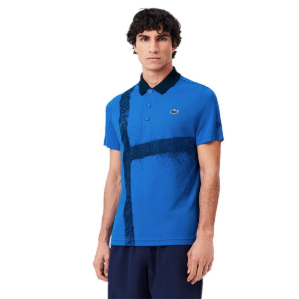 LACOSTE Poloshirt x Novak Djokovic blau - Bild 1