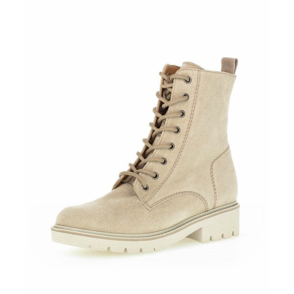 GABOR Dreamvelour Stiefelette Damen beige - Bild 1