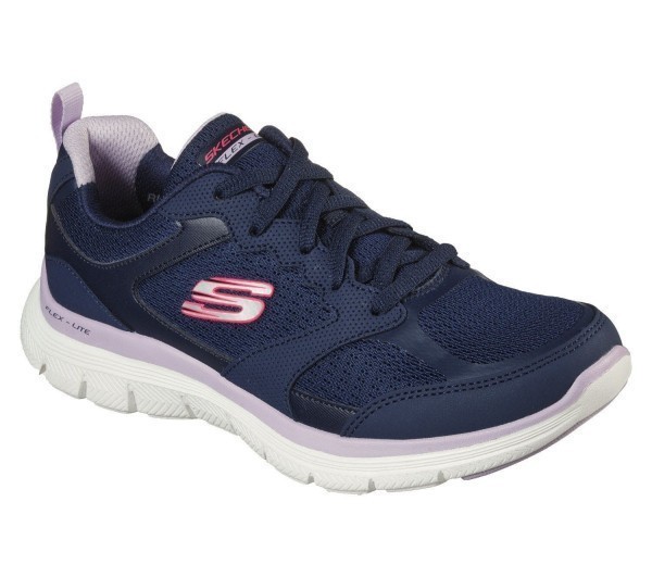 SKECHERS FLEX APPEAL 4.0 SCHUHE DAMEN blau