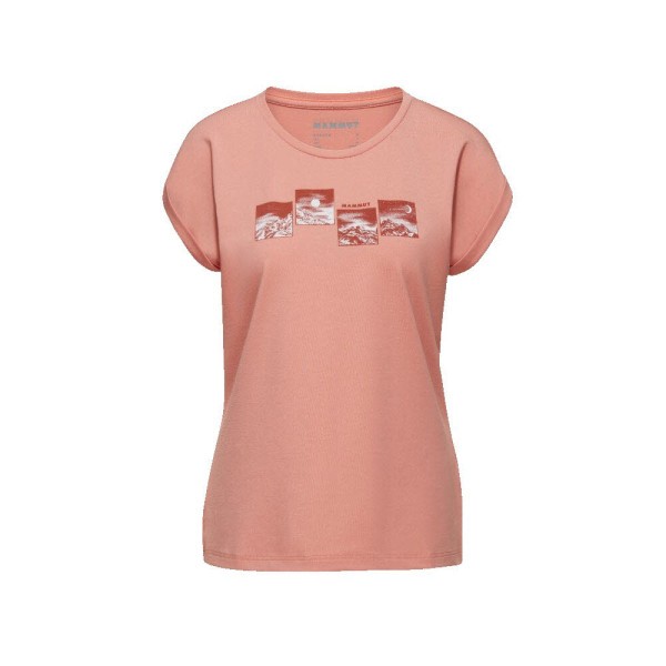 MAMMUT Mountain T-Shirt Women Day and Night T-Shirt Damen rosa