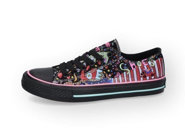 DOCKERS Sneaker Low Damen Schwarz