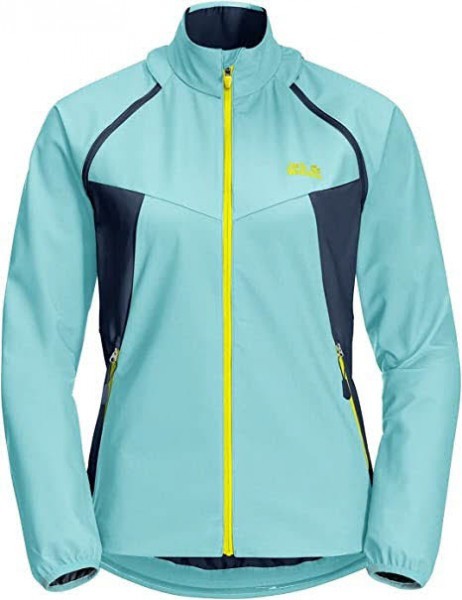 JACK WOLFSKIN Tandem Softshelljacke Damen blau